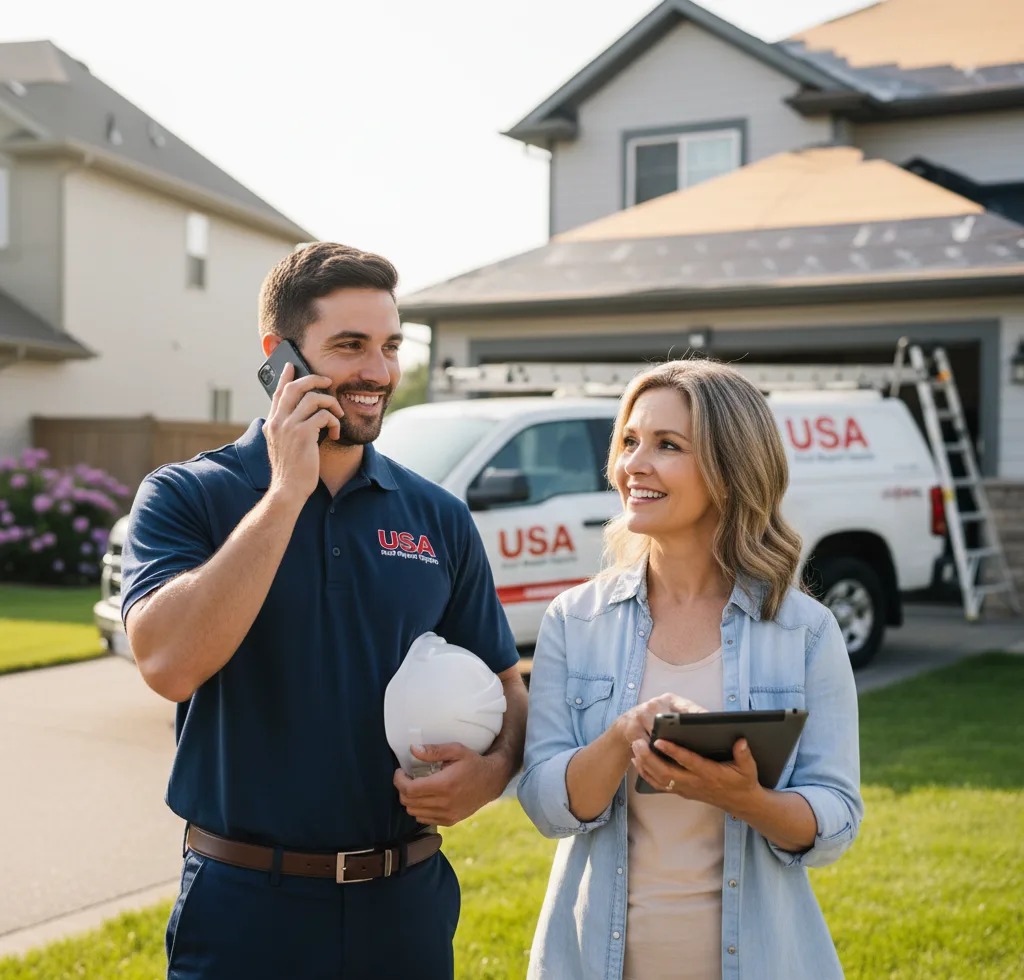 USA Roof Repair Experts customer support in East Pittsburgh